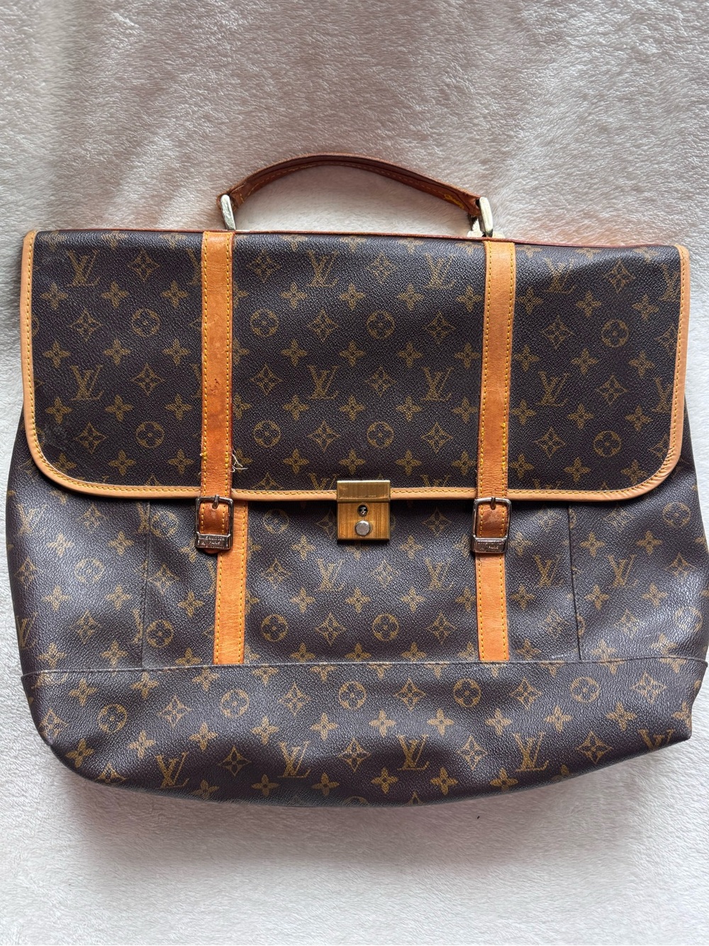 Louis Vuitton Vintage Monogram Serviette Conseiller Briefcase Document Bag